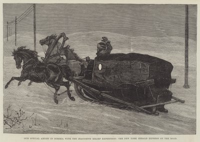Our Special Artist in Siberia with the Jeannette Relief Expedition, the New York Herald Express on the Road by English School