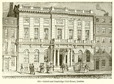 Oxford and Cambridge Club House, London by English School