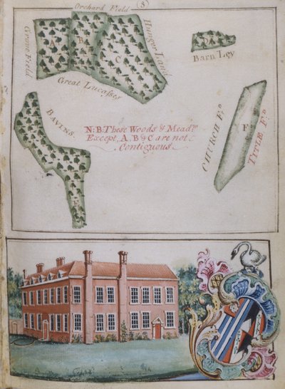Page 8, from A Survey of the Estate of John Plampin, Esq., 1774 by English School