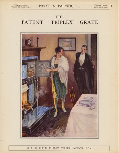 Page from Pryke & Palmer Ltd Catalogue, c 1930 by English School