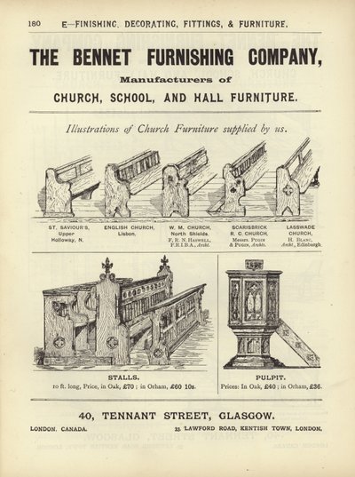 Page from The Architects, Surveyors and Engineers Compendium 1892 by English School