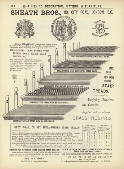 Page from The Architects, Surveyors and Engineers Compendium 1892 by English School