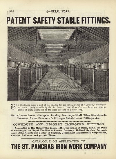 Page from The Architects, Surveyors and Engineers Compendium 1892 by English School