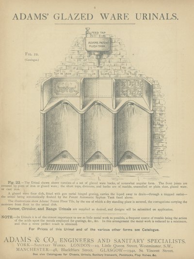 Page from The Architects, Surveyors and Engineers Compendium 1892 by English School