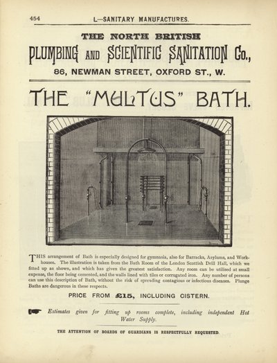 Page from The Architects, Surveyors and Engineers Compendium 1892 by English School