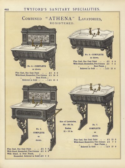 Page from The Architects, Surveyors and Engineers Compendium 1892 by English School
