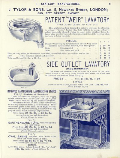 Page from The Architects, Surveyors and Engineers Compendium 1892 by English School