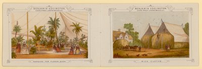 Page from Catalogue of Tents from Benjamin Edgington of Southwark, London by English School