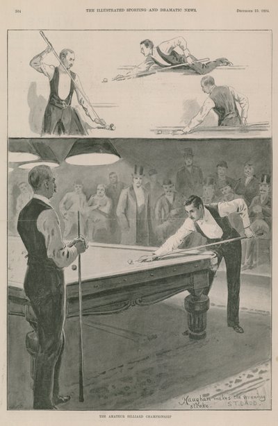 Page from the Illustrated Sporting and Dramatic News by English School