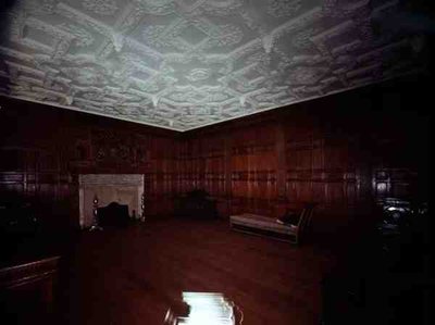 Panelling and Chimney-piece from the Old Palace, Bromley-by-Bow, c.1605 by English School