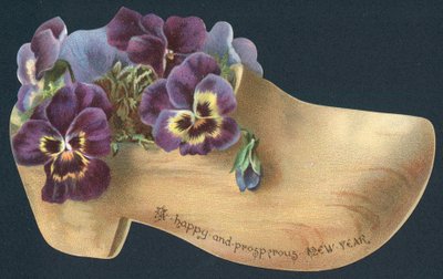 Pansies in Clog by English School