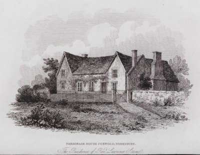 Parsonage House, Coxwold, Yorkshire, the Residence of Rev Laurence Sterne by English School