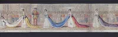 Part of the Panorama of the Marriage of Queen Victoria, c.1840 by English School