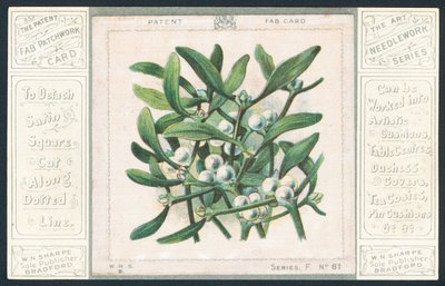 Patchwork Mistletoe by English School