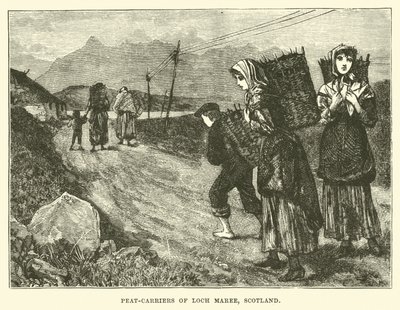 Peat-Carriers of Loch Maree, Scotland by English School