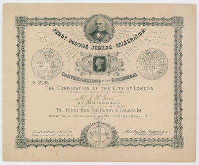 Penny Postage Jubilee Celebration by English School
