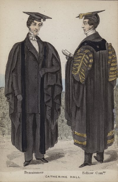 Pensioner, Fellow Commoner, Catherine Hall by English School