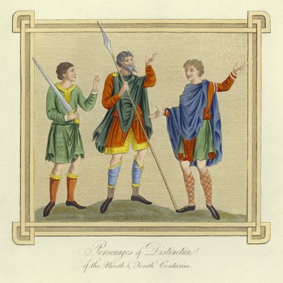 Personages of Distinction of the 9th and 10th Centuries by English School