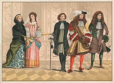 Persons of Distinction, Possibly German, c. 1680 by English School