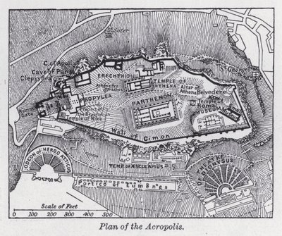 Plan of the Acropolis by English School