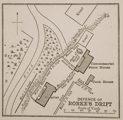 Plan of the Defence of Rorke