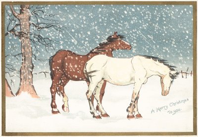 Ponies in the Snow by English School