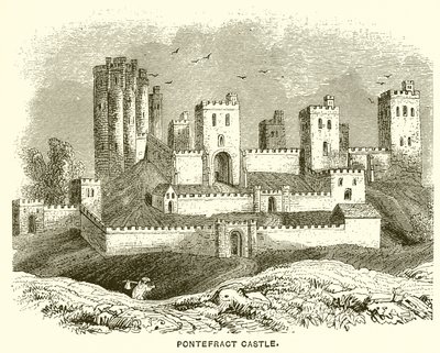 Pontefract Castle by English School