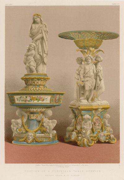 Portion of a Porcelain Table Service by English School
