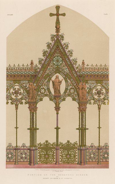 Portion of the Hereford Screen by English School