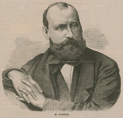 Portrait of Charles-Francois Gounod by English School