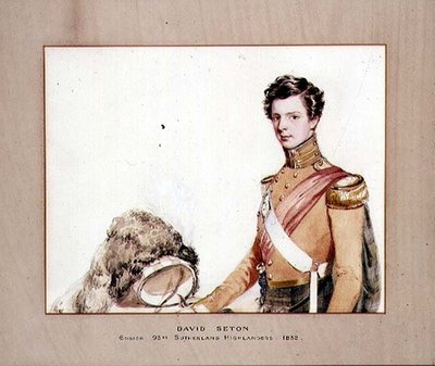 Portrait of David Seton, Ensign 93rd Sutherland Highlanders by English School