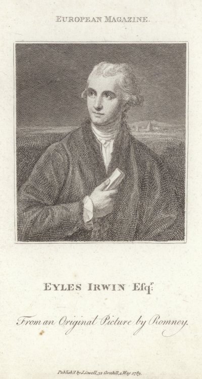 Portrait of Eyles Irwin by English School