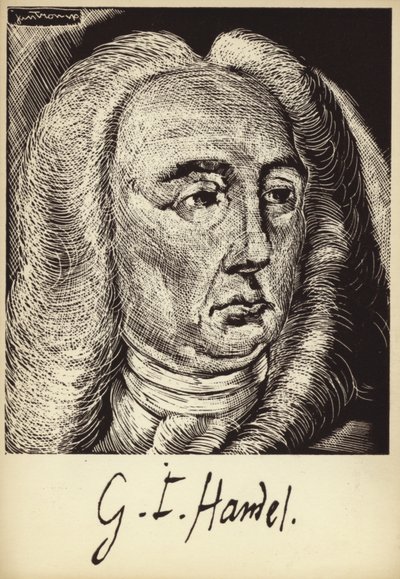 Portrait of George Friedrich Handel by English School