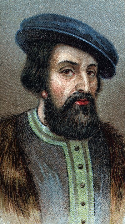 Portrait of Hernando Cortes (1485-1547) (from series 