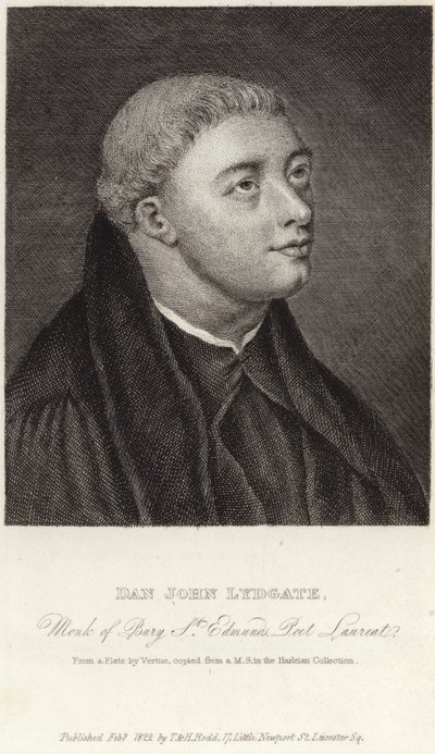 Portrait of John Lydgate of Bury by English School