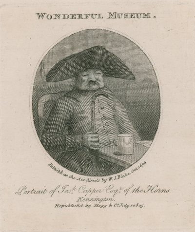 Portrait of Joseph Capper of the Horn, Kennington by English School