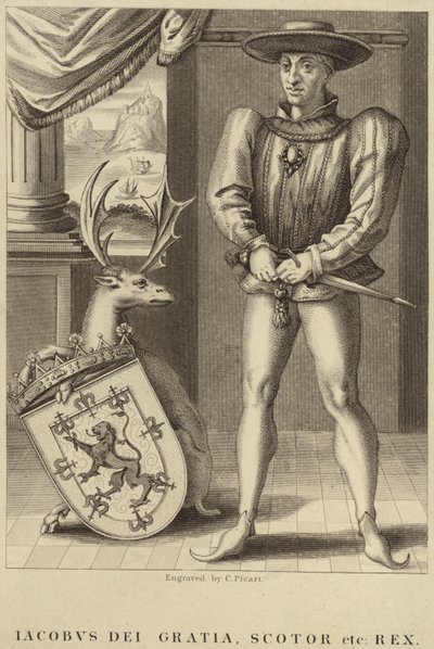 Portrait of King James I of England by English School