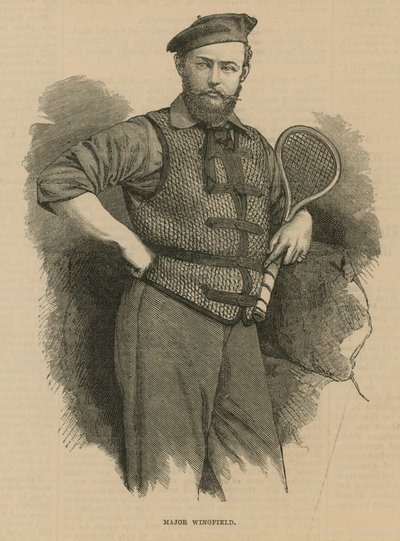 Portrait of Major Walter Clopton Wingfield by English School