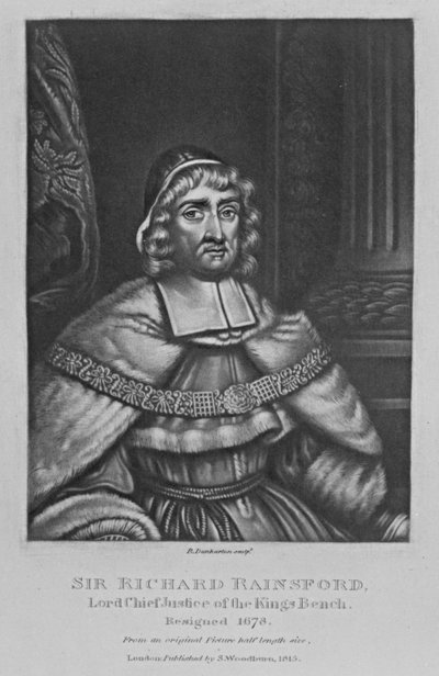 Portrait of Sir Richard Rainsford, from 