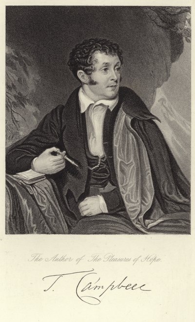 Portrait of Thomas Campbell by English School