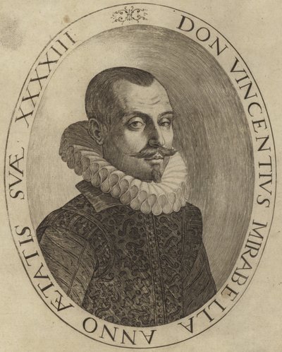 Portrait of Vincenzo Mirabella by English School