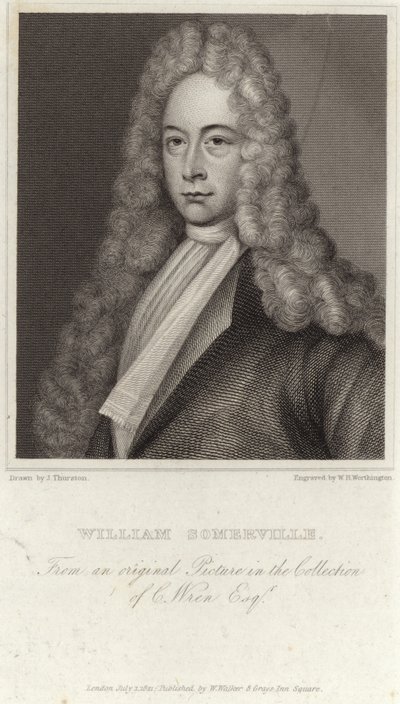 Portrait of William Somerville by English School