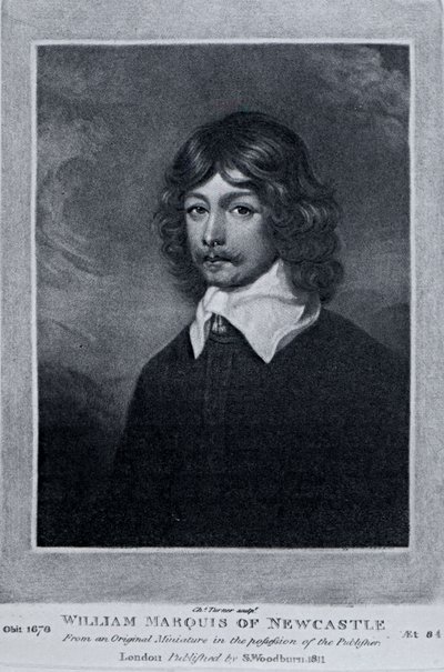 Portrait of the Marquis of Newcastle, from 