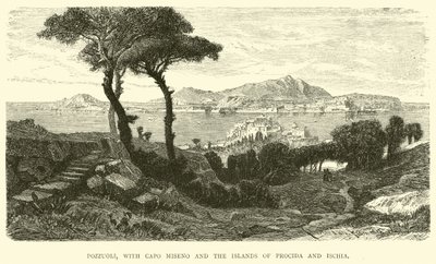 Pozzuoli, with Capo Miseno and the Islands of Procida and Ischia by English School