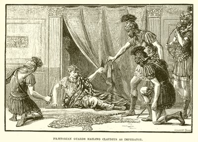 Praetorian Guards Hailing Claudius as Imperator by English School