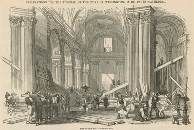 Preparations for the Funeral of the Duke of Wellington by English School