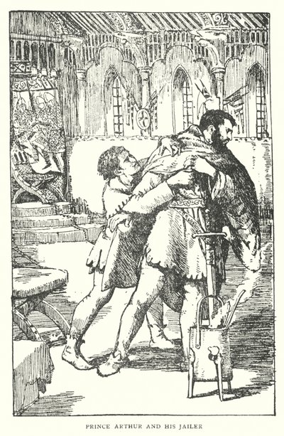 Prince Arthur and His Jailer by English School