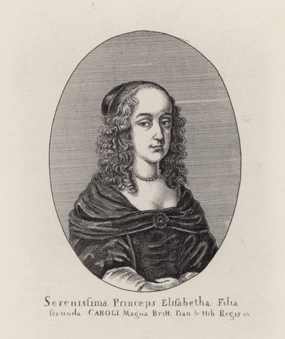 Princess Elizabeth, Second Daughter of King Charles I (engraving) by English School