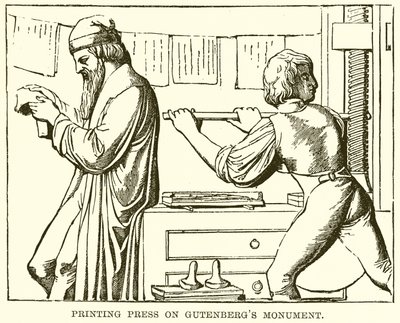 Printing Press on Gutenberg