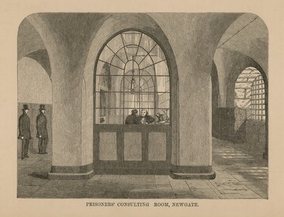 Prisoners Consulting Room at Newgate by English School